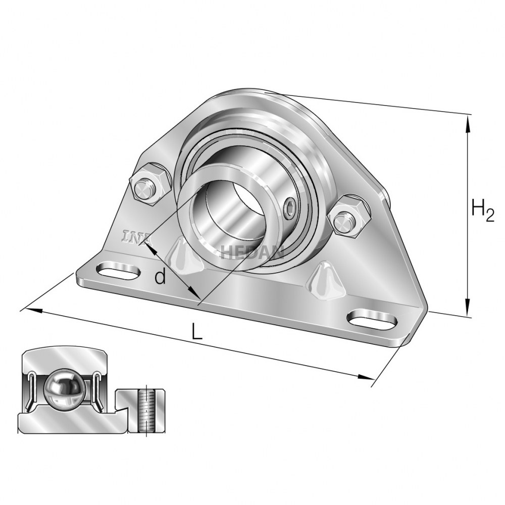 PBS30XL INA Plummer block housing unit