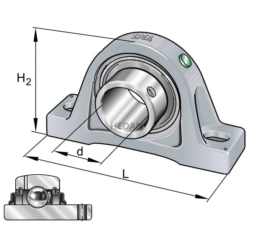 RASEY40XLN INA Plummer block housing unit