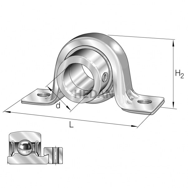 PB25XL INA Plummer block housing unit