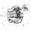 E25-XL-KRR-B - INA - Radial insert ball bearing 