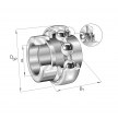GE30-XL-KLL-B - INA - Radial insert ball bearing 