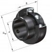 UC203 - FAG - Radial insert ball bearing Black Series 