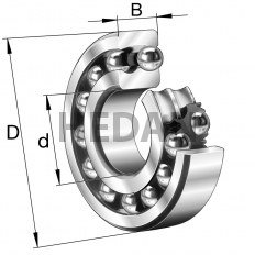 1200-TVH-C3 - FAG - Łożysko
