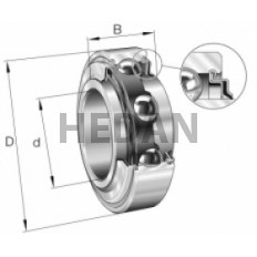 203-XL-KRR-AH02-C5 - INA - Łożysko kulkowe
