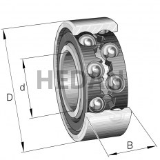 4217-B-TVH - FAG - Bearing