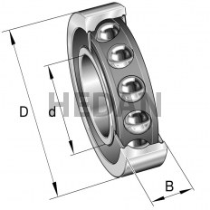 7005-B-XL-2RS-TVP - FAG - Łożysko