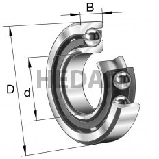 7007-B-XL-TVP - FAG - Łożysko