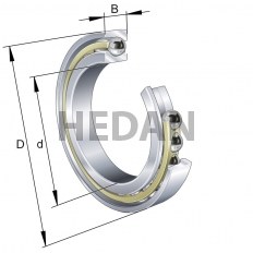 7024-MPA-UA - FAG - Łożysko kulkowe skośne