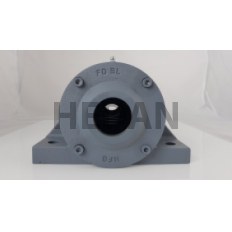 BL75+STF75 - HFB - Housing with drain hole, with STF75 compensating spring washer (x1), grease control discs (x2) and felt seals (x2), without bearings, without shaft