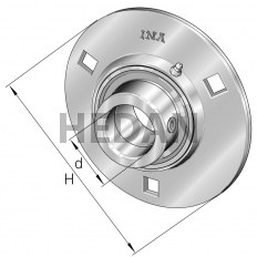 FLAN52-MSB-VA - INA - Oprawa