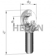 GAL10-DO - INA - Głowica przegubowa