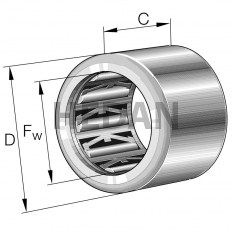 HF0406-KF-A - INA - Sprzęgło jednokierunkowe