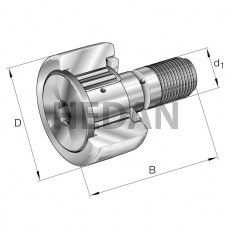 KR19-PP-A - INA - Stud type track rollers