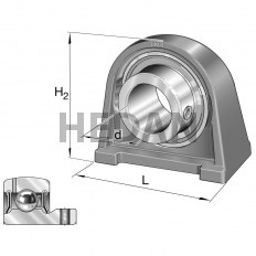 PSHEY50-XL-N - INA - Zespół łożyskowy