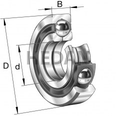 QJ208-XL-TVP - FAG - Łożysko