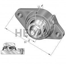 RCJTZ40-XL-I - INA - Zespół łożyskowy
