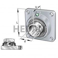 RCJY17-XL - INA - Zespół łożyskowy