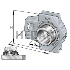 RTUEY40-XL-I - INA - Zespół łożyskowy